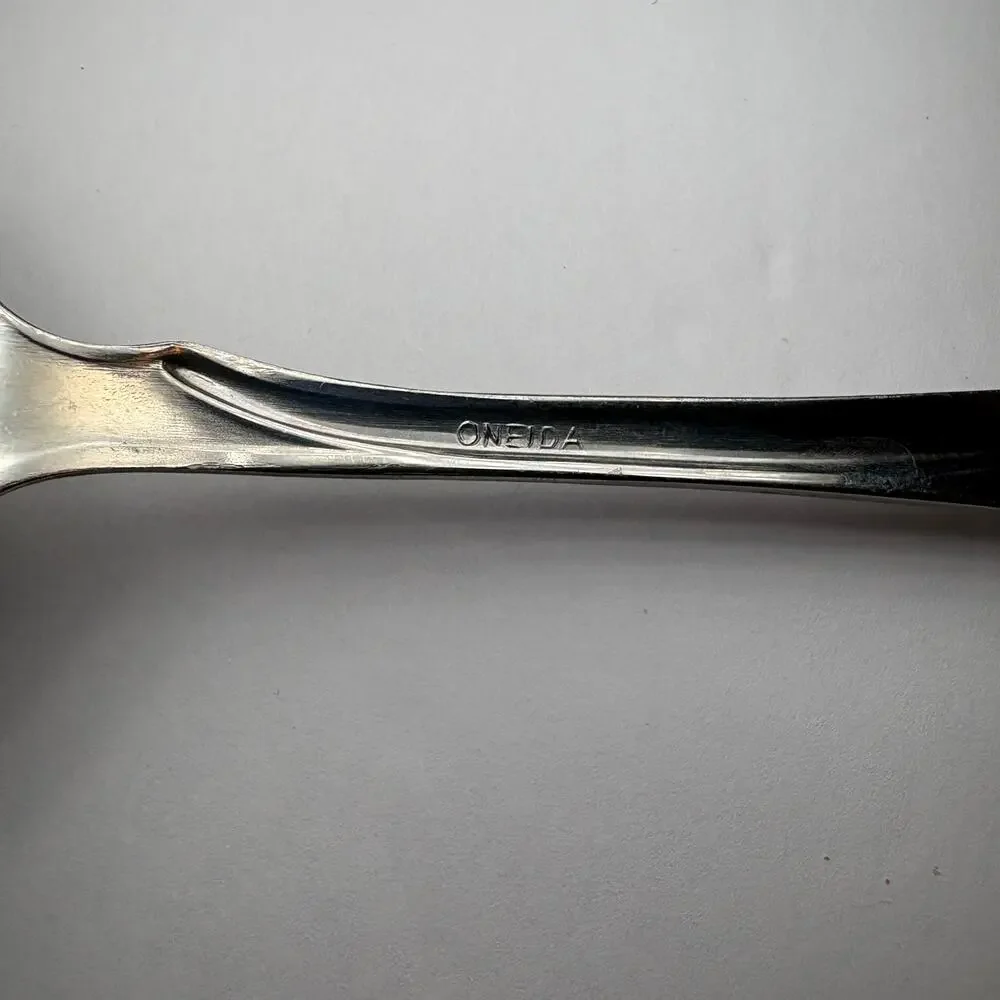 Oneida Flight Reliance Serving Spoon Stainless Steel Flatware Replacement 8.25